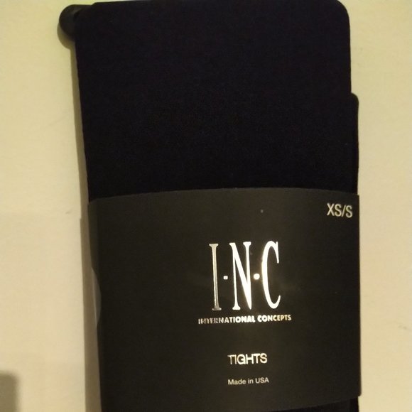 Small black tight INC International Concepts $14.99 xs/s 5'4" -5'6" Nwt USA made - Picture 7 of 8